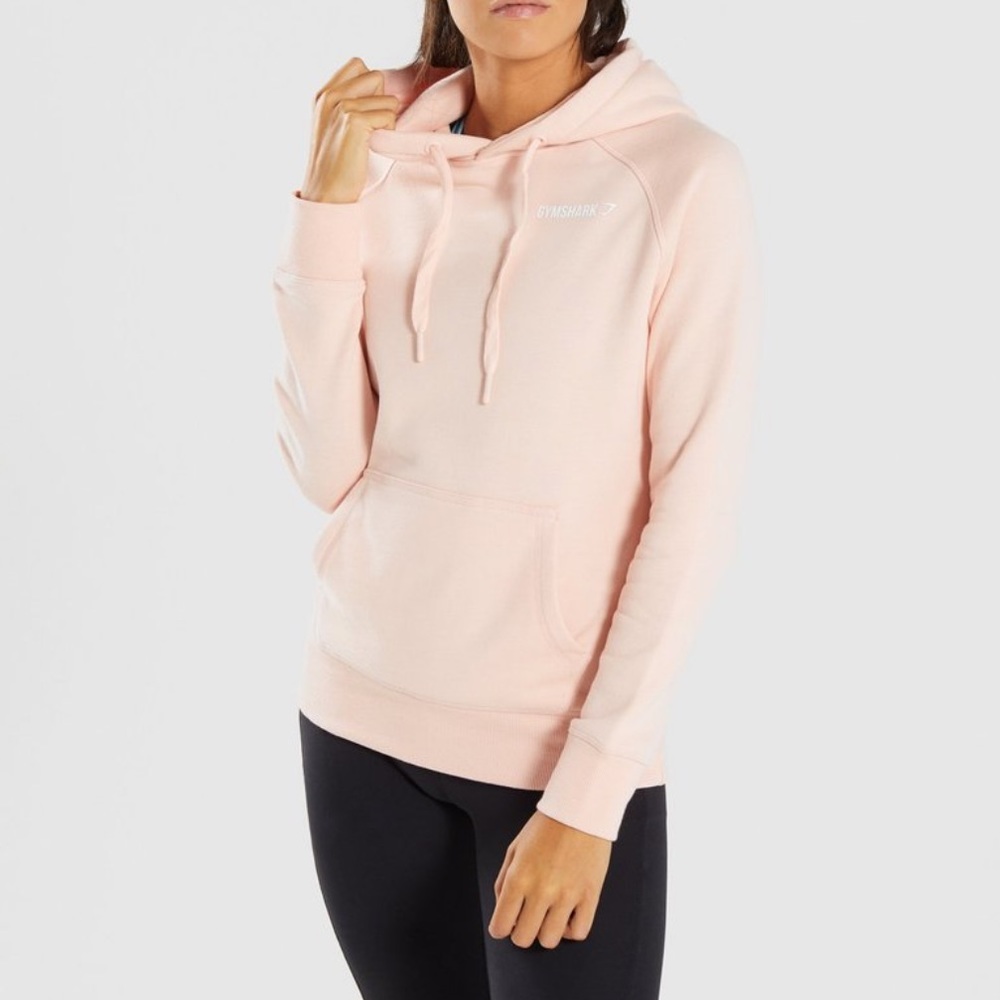 Gymshark Crest Hoodie - light pink
